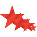 15" Foil Star Bulk Red.