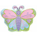 10 Inch Pastel Butterfly Mini Foil Balloon