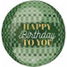 Stylish Sage Happy Birthday Orbz Foil Balloon, 16 Inch
