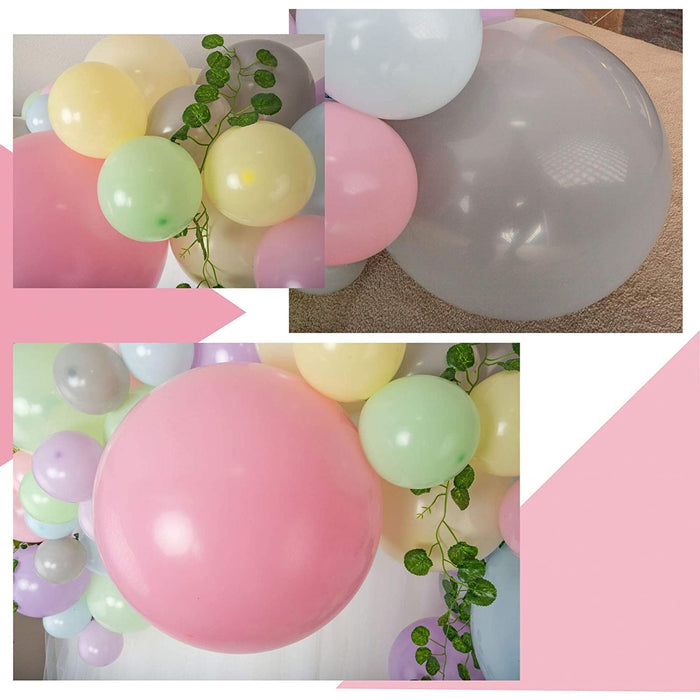 16-Foot DIY Pastel Balloon Arch and Garland Kit with Ivy Vines