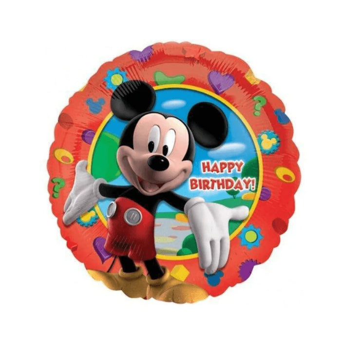 Whimsical Wonders 18" Disney Mickey Mouse Happy Birthday Balloon (3/Pk)