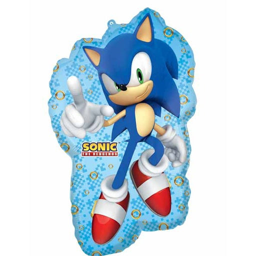Sonic the Hedgehog 2 Shaped Foil Balloon, 30 Inch