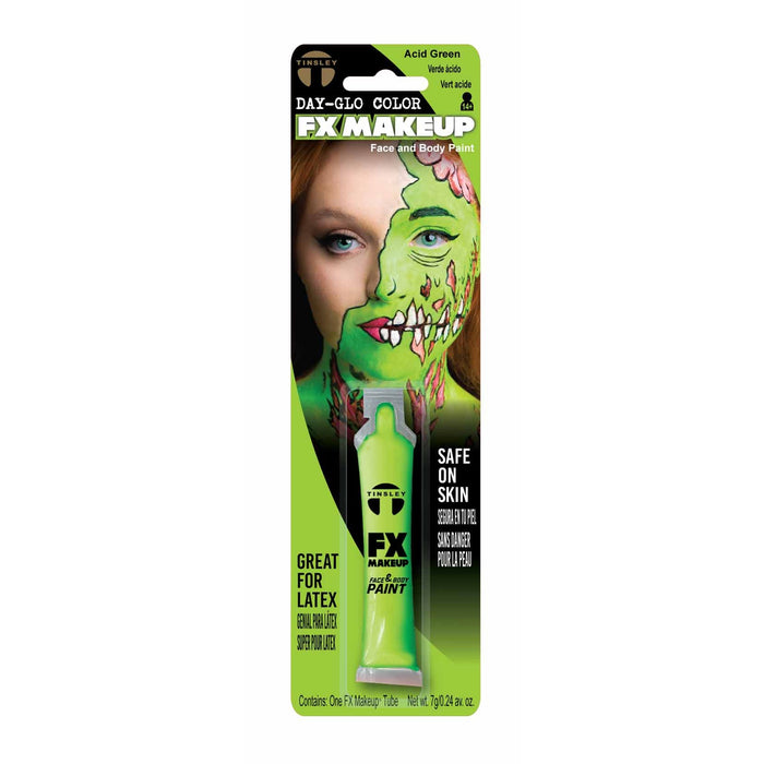 DAYGLO ACID GREEN FX FACE & BODY PAINT