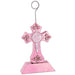 Pink Cross Photo and Balloon Holder