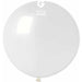 Gemar 31" Crystal Clear #000 Latex Balloon, 1 Count