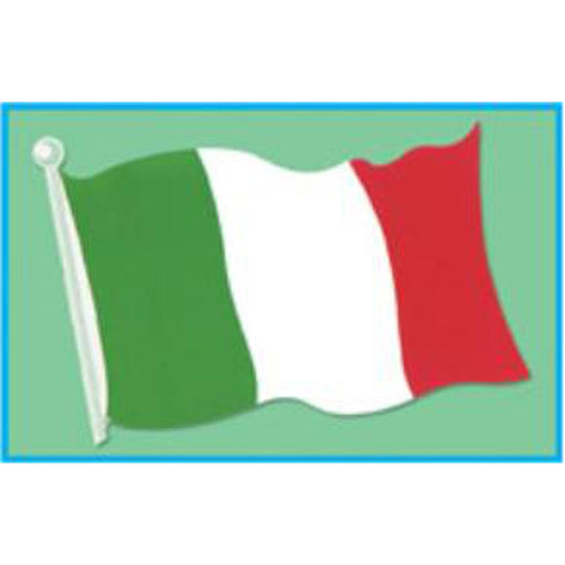 "18" Italian Flag Cutout Bulk"