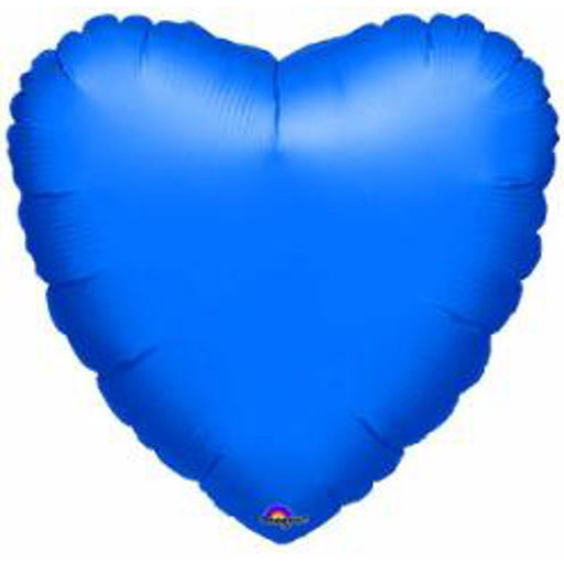 "18" Metallic Blue Heart Balloon Package (S15)"