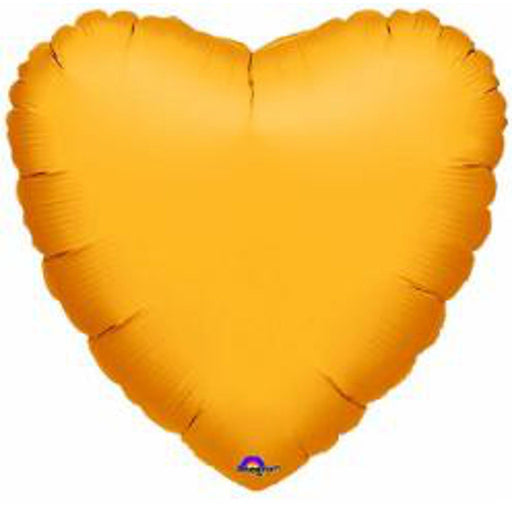 "18" Metallic Gold Heart Balloon Package"