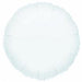 "18" Metallic White S15 Round Flat Light Fixture - 20595"