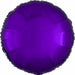 18" Round Flat Metallic Purple S15