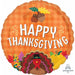 18" Happy Thanksgiving Harvest Foil Balloon (5/Pk)