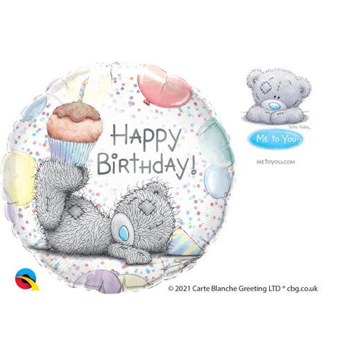 Sweet Celebration Delight Qualatex 18" Me To You Tatty Teddy Birthday Cupcake (5/Pk)