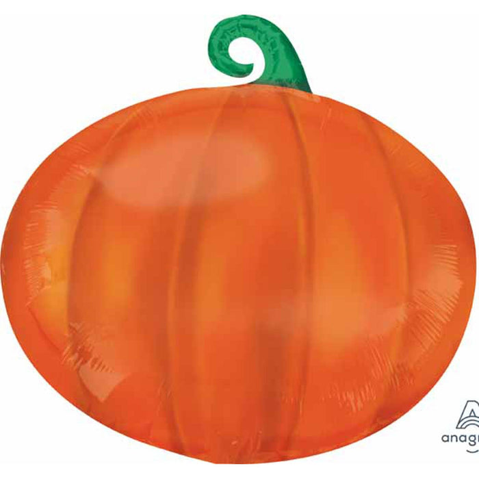 18" Fall Pumpkin Foil Balloon (5/Pk)