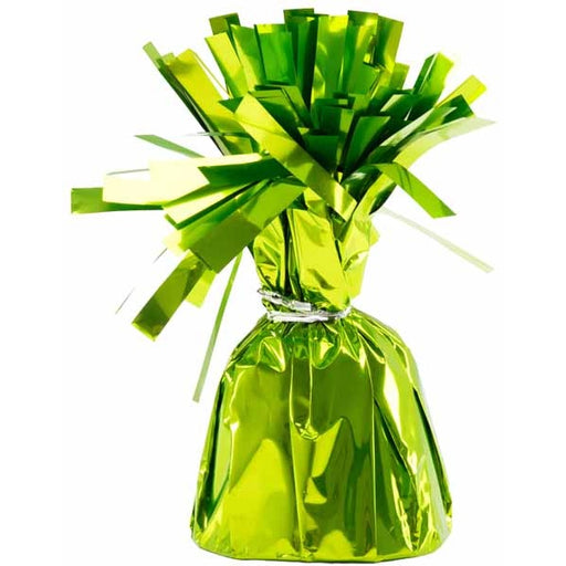 Anagram Lime Green Foil Balloon Weight