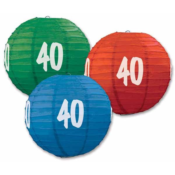 40 PAPER LANTERNS