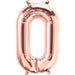16-Inch Rose Gold Letter O Balloon