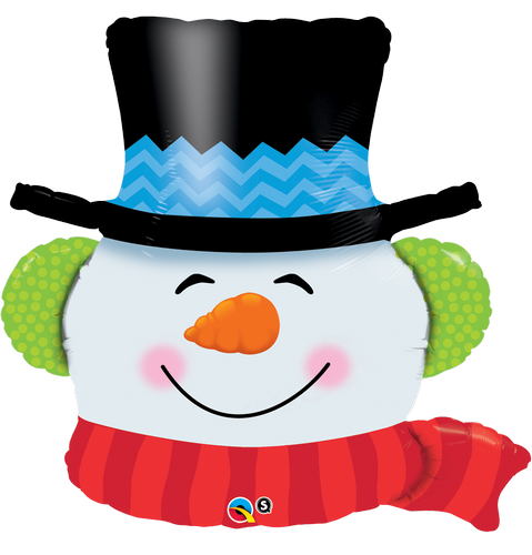 36" Smiling Snowman Balloon (3/Pk)