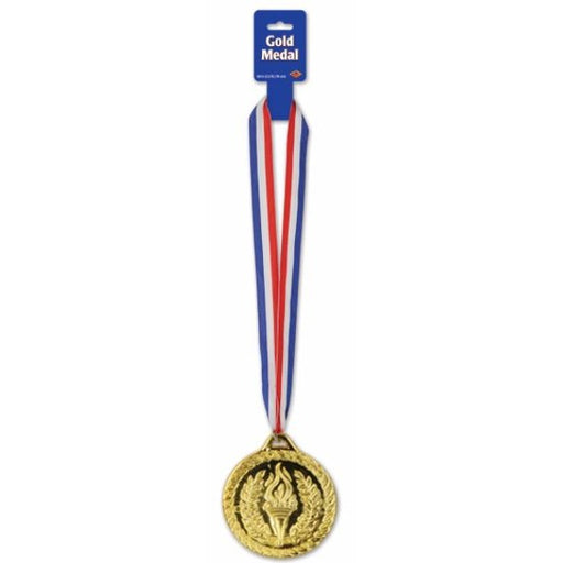 Gold 4-Inch Medal with 30-Inch Ribbon