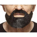 MOUSTACHE & BEARD BLACK 21CM X 9CM