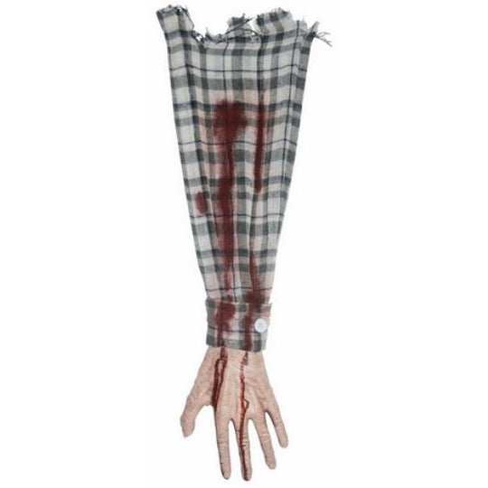 Bloody Arm with Cloth Halloween Prop