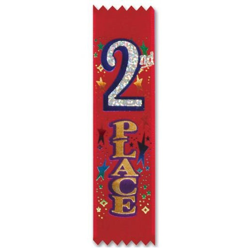 Rubans de récompense pour la 2e place, paquet de 10