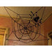 Holographic Elastic Tinsel Spiderweb Decoration