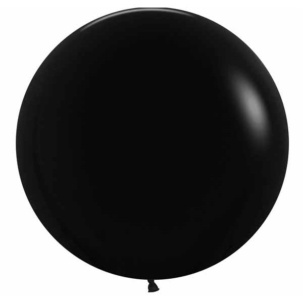 Sempertex Black 24-Inch Latex Balloons, 10 Pack