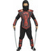 Red Cobra Ninja Child Costume, Medium 8/10