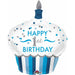 1St Hbd Cupcake Boy Balloon.