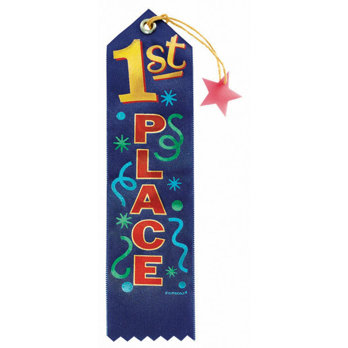 "1St Place Ribbon - Pack Of 12 (8"X2")"