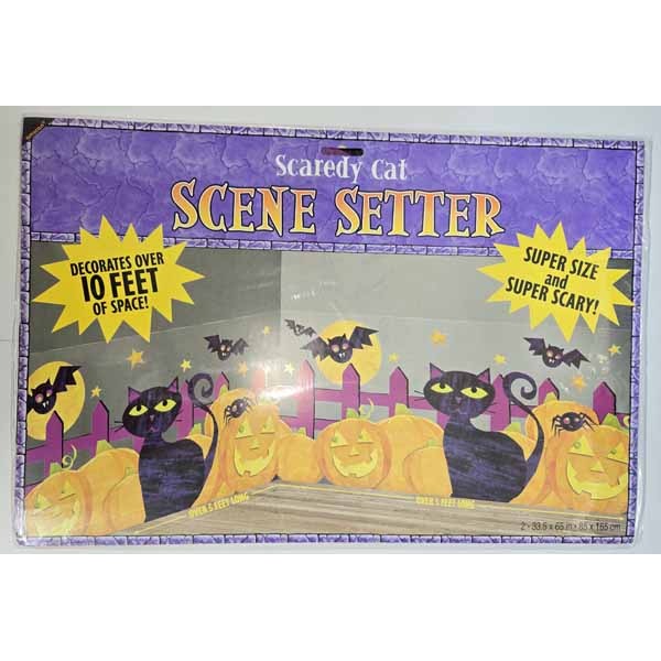 Scaredy Cat Halloween Scene Setter