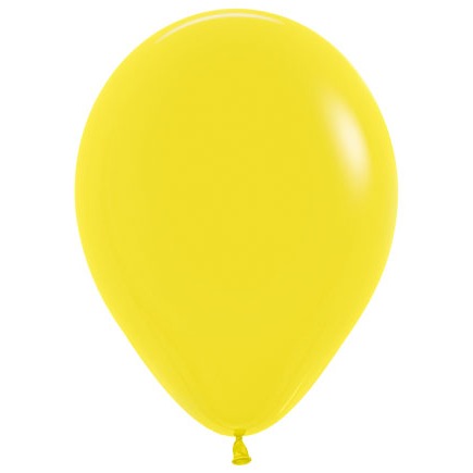 Sempertex Yellow 11 Inch Latex Balloons, 50 Pack