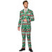 Suitmeister Men's Green Nordic Christmas Suit, Large