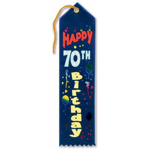 Ruban de récompense pour 70e anniversaire, 5 cm x 20 cm