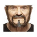 MOUSTACHE & BEARD BROWN/RED 21 X 14 CM