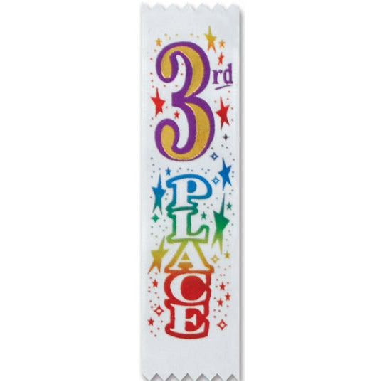 3rd Place Award Ribbons, 10-Pack