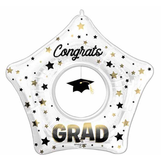 32-Inch Grad Cap Dangler Foil Balloon