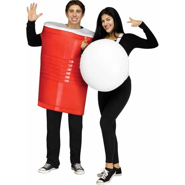 Beer Pong Couples Costume, One Size