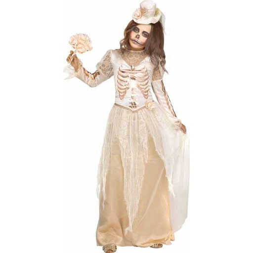Costume de mariée victorienne pour enfant, taille 12-14 ans