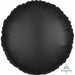 Onyx Satin Luxe Round Foil Balloon, 18 Inch
