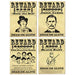 Western Wanted Sign Cutouts, 4 Pack