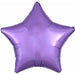 19-Inch Pearl Lavender Star Foil Balloon