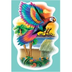 18-Inch 3D Parrot Decoration