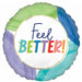Collage Feel Better 18-Inch Round Foil Balloon