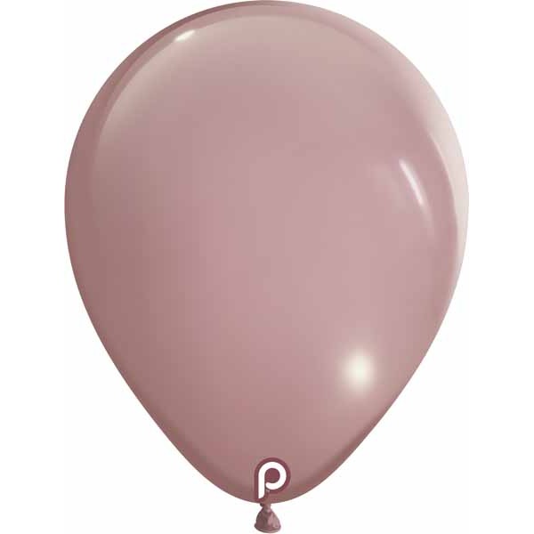 Prima Dusty Rose 5-Inch Round Latex Balloons, 100 Count