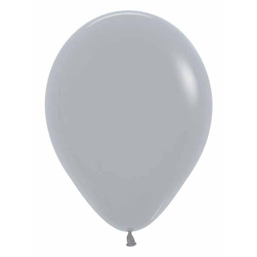 Sempertex Grey #081 11" Latex Balloons, 50 Pack