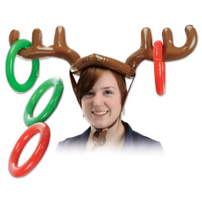 Inflatable Reindeer Ring Toss Game Set (1/Pk)