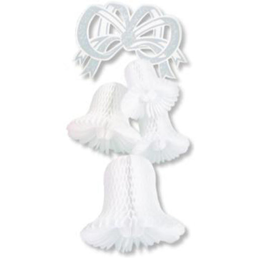 "20-Inch White Bell Cluster - Holiday Decoration"
