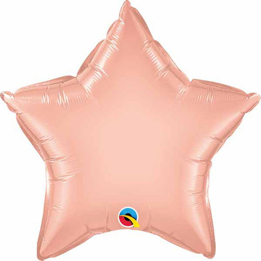 "20" Rose Gold Star Mylar Balloon"