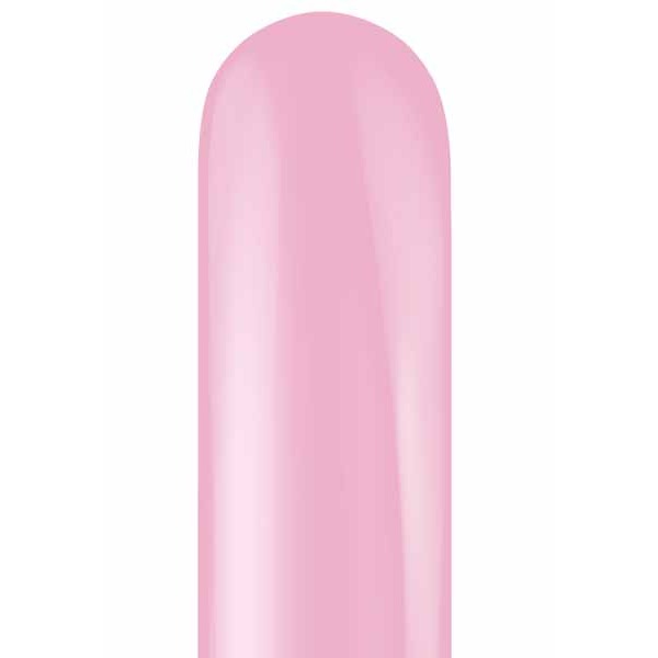 TUFTEX 260 Standard Pink Latex Twisting Balloons, 50 Count